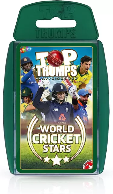 Winning Moves Top Trumps World Cricket Stars Card Game