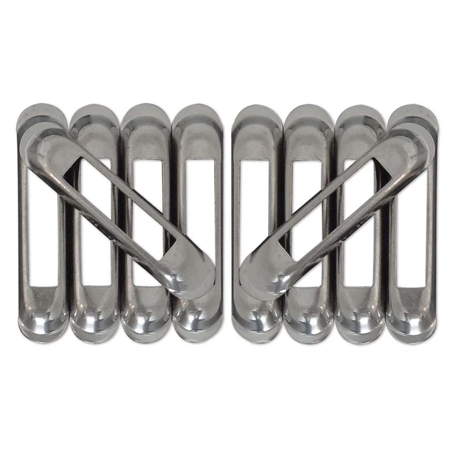 Weld-On SNAP-LOC E-Track Single Strap Anchor 10-Pack (zinc)