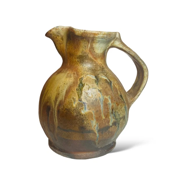 BETH BOLGLA PITCHER/JUG (2), Handmade Studio Art Pottery, St. Croix