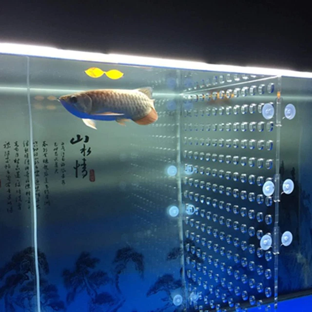 Aquarium Fish Tank Acrylic Divider 55 Gallon Isolation Board Soft Cloth Scrub