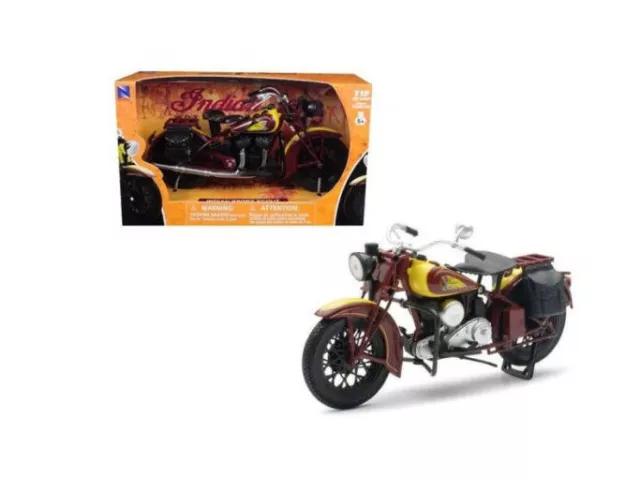 NewRay 1:12 Indian Motorcycles Indian Sport Scout AN42113 Diecast Vintage