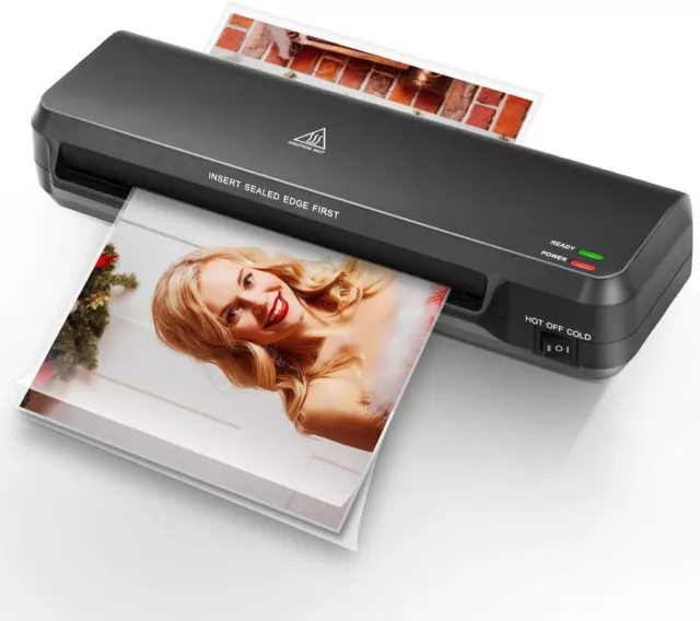 A4 Laminator, A4 A5 A6 Thermal Laminating Machine for Office School Business Use