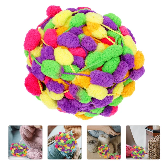 Big Roving Yarn Knitting Yarn Fleece Scarf Colorful Scarf Crafts