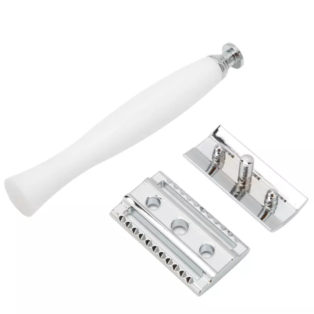 (white)Double Edge Safety Razors Safety Double Edge Safe Accurate Shaving