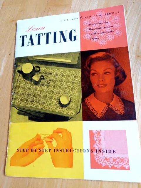 Learn Tatting Booklet Coats No.660 1961