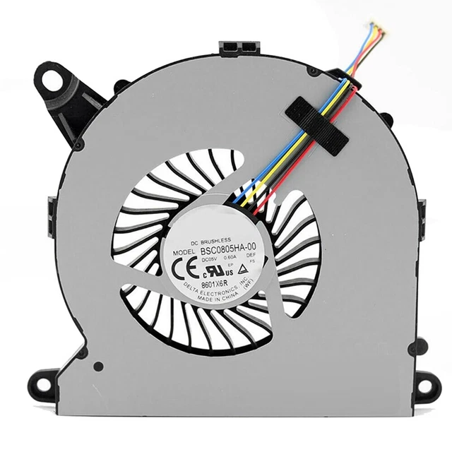 Ventilateur CPU Pour PC Portable HP 250/255/256 G7 – Compatible, Connecteur 4 Broches