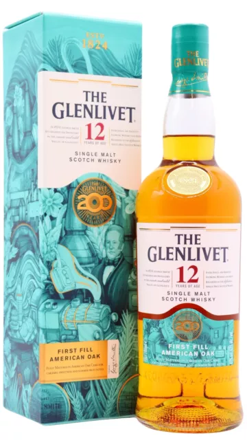 Glenlivet - 200th Anniversary Speyside Single Malt 12 year old Whisky 70cl