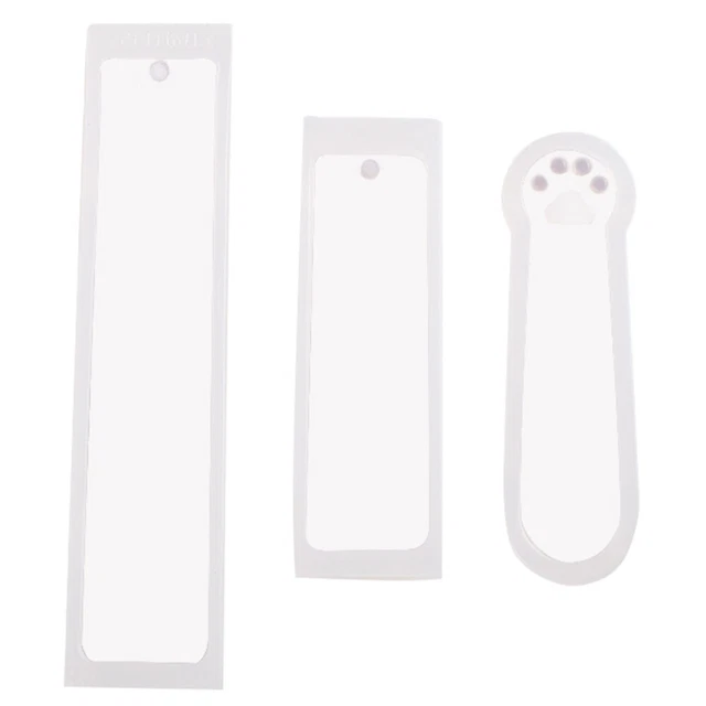 3pcs silicone marque-page moule bricolage chat patte marque-page moule résine