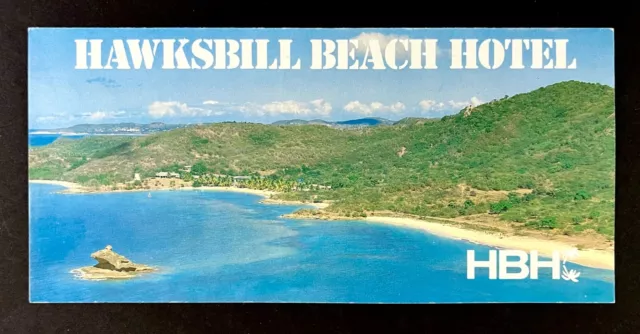 1970s Hawksbill Beach Hotel HBH Antigua West Indies Island Resort VTG Brochure