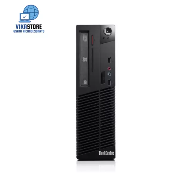 PC LENOVO THINKCENTRE M73 Computer Fisso SFF Intel Core i5-4440 8GB 256GB Win 10