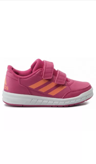 adidas AltaSport CF Kids Girls Boys Junior Running Trainers Pink UK2.5 - UK6.5