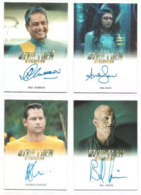 Star Trek Discovery Season 3 - Autograph & Costume Relic Card Selection NM 2022