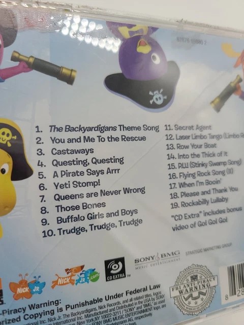 THE BACKYARDIGANS AUDIO CD By BACKYARDIGANS Nick Jr Theme Song Yeti ...