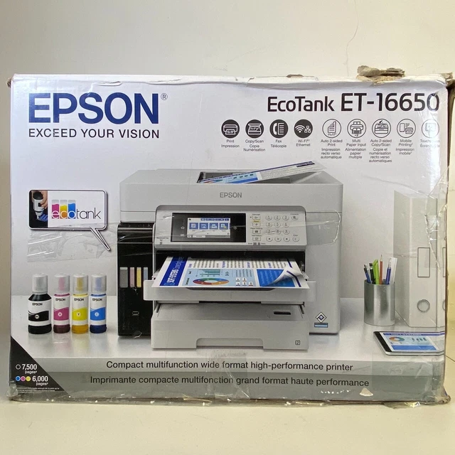 EPSON ECOTANK ET16650 WideFormat AllinOne Business Supertank
