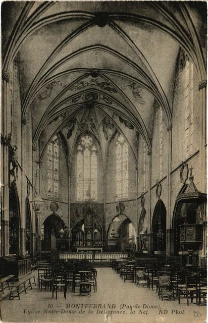 CPA CLERMONT-FERRAND Church N.-D. de la Delivrance la Nef (460666)