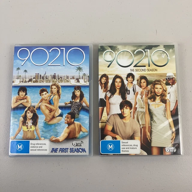 90210 DVD SEASON 1 2 Region 4 VGC Free Postage 17.00