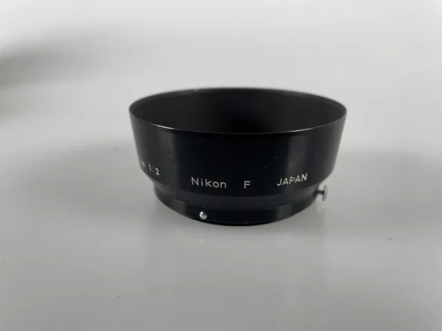 Nikon F 5cm 50mm f2 Snap-On Lens Hood Shade