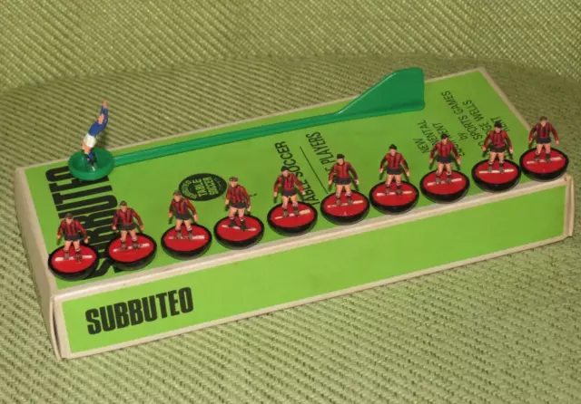 Subbuteo Heavyweight HW team Man City Bournemouth Ref 76 good condition