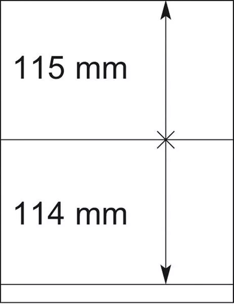 Lindner 802208 T-Blanko-Blätter