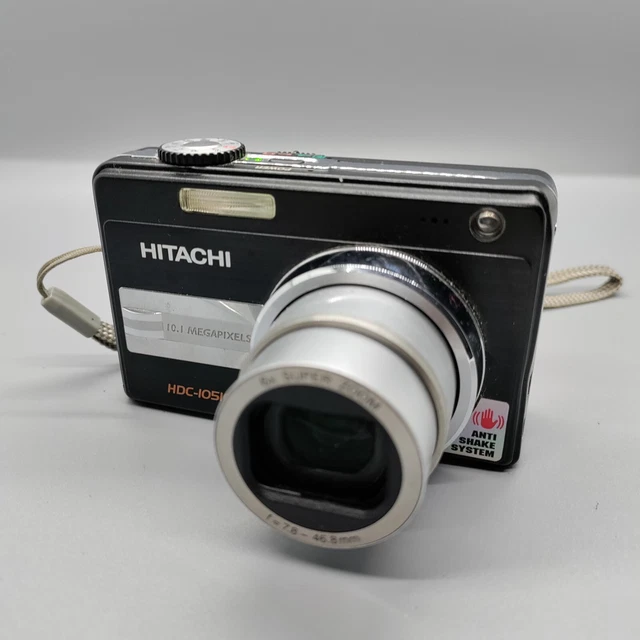 Hitachi HDC-1051E 10,1 megapixel fotocamera digitale compatta testata nera 3