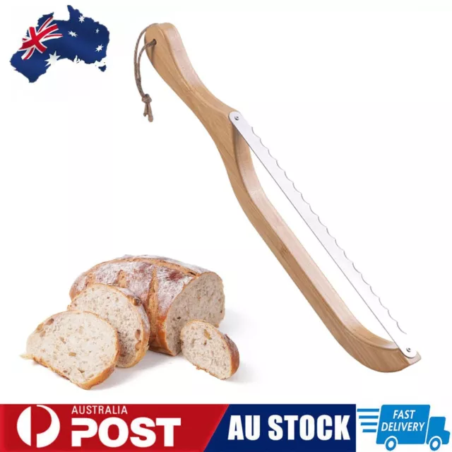 15.8Inch Bread Bow Knife for Homemade Bread, Sourdough Bread, Serrated Blade