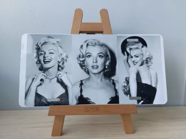 Marilyn Monroe plaque métal U.S décoration intérieur personnalisation artisanale