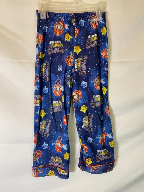 Super Mario Boys Size 8 Pj Pants Sleep Pajamas Lounge