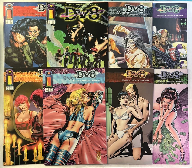 DV8 #1 Deadly Sins Variants Complete Jim Lee J. Scott Campbell Adam Hughes VF/NM