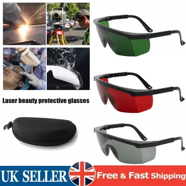 UK Safety Glasses Eye Spectacles Protection Laser Safety Goggles Protective New