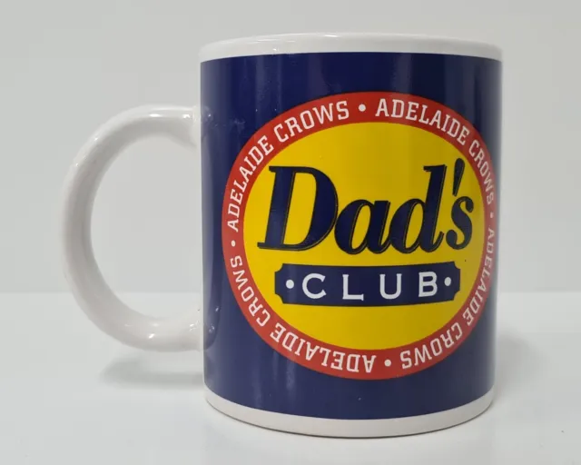 Adelaide Crows Dad's Club Mug AFL Father's Day + Free Tracked Postage