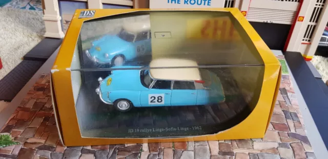 Citroën Id19 Rallye 1962 Atlas Collection 1/43 En Boite Vitrine Et Surboite
