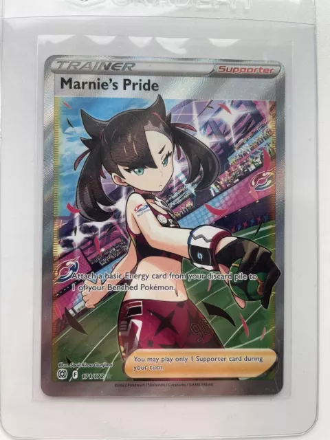 Marnie's Pride 171/172 Full Art Sword & Shield Brilliant Stars Pokemon Mint
