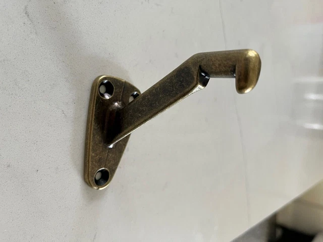 Soporte de pasamanos de latón antiguo 10 nuevo
