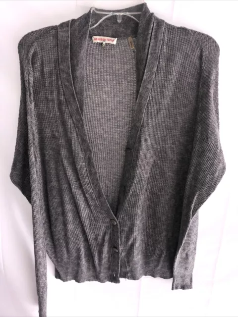 Rebecca Taylor Grey Cardigan-Small Missing Buttons