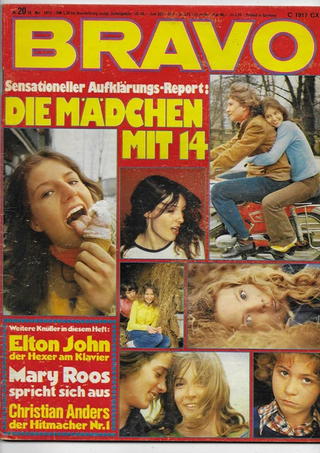 BRAVO Nr.20 vom 10.5.1973 Thin Lizzy, Uriah Heep, Christian Anders, Mike Landon