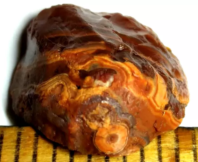 Lake Superior Agate 0.10 oz 'RARE PINK EYE AGATE' Rough Minnesota Gem - upnorth