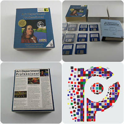 Dipartimento artistico professionale un ASDG software per Amiga Testato & Lavoro 