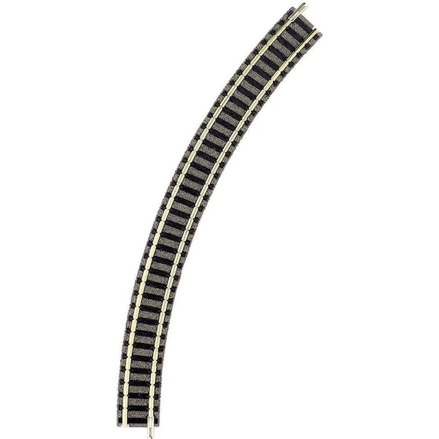 Rail Courbe Fleischmann 9136 - Voie N (Piccolo) Avec Ballast, Neuve