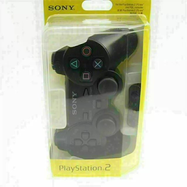 New Sony Playstation 2 PS2 Wired / Wireless Controller black Brand AU 2