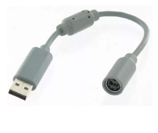 Cable USB Adaptateur Convertisseur Breakaway pour Manette XBOX 360 sur PC Neuf