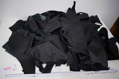 1 kg DIN A4 – per bricolage e cucito – Resti in pelle per bricolage nero tutti i pezzi Mind 