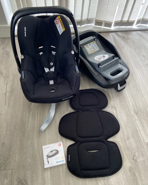 2WAY ISOFIX BASE + Maxi Cosi Cabriofix + iSize Newborn Insert Car Seat