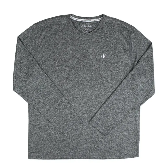 Calvin Klein Men's Swimwear UPF 40+ Long Sleeve T-Shirt Gray CB4HJ102