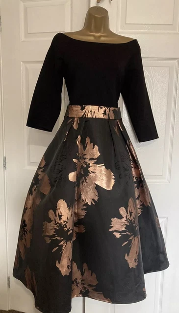 COAST BLACK/ GOLD Dress Size 18 New 39.00 - PicClick UK COAST BLACK/ GOLD Dress Size 18 New 39.00 - PicClick UK