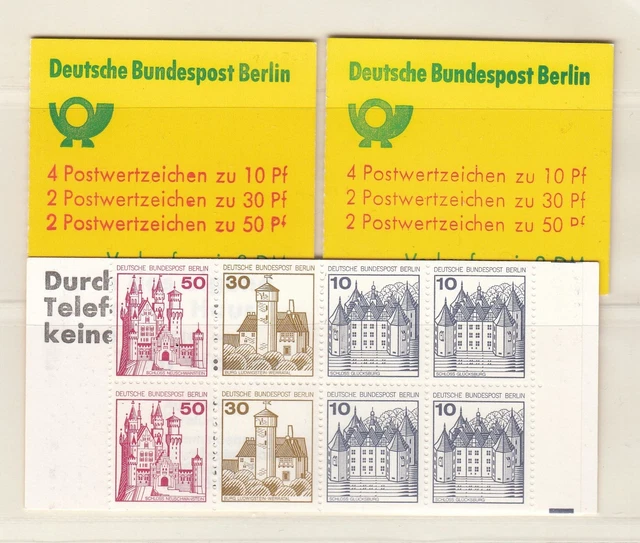 Berlin: 3 Markenheftchen Nr. 10a I postfrisch!    (58)
