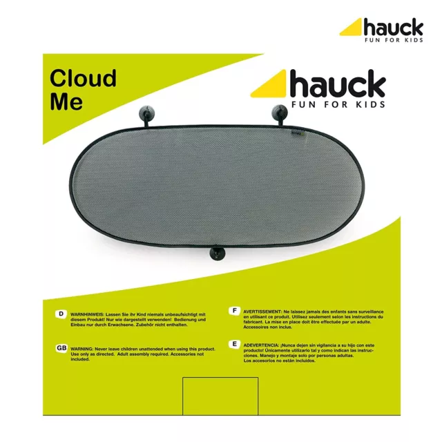 Hauck Cloud Me Rear Window  Car Shade-New in box-F