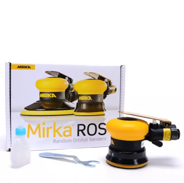 Mirka ROS 325NV 77 mm 2,5 Hub ungelocht Druckluft Schleifer