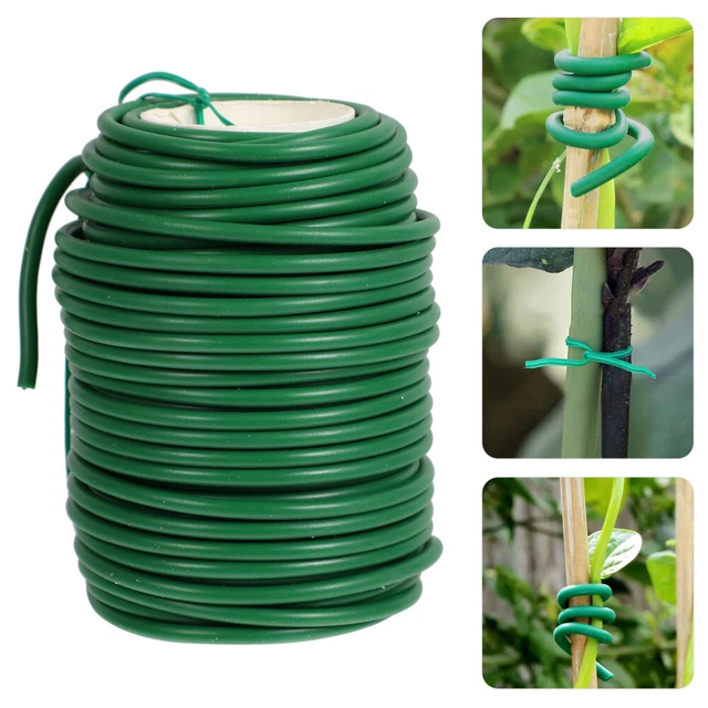 1 Rolle Garten Draht Krawatte Weiche Anlage Krawatten Kabel Tomaten Pflanze