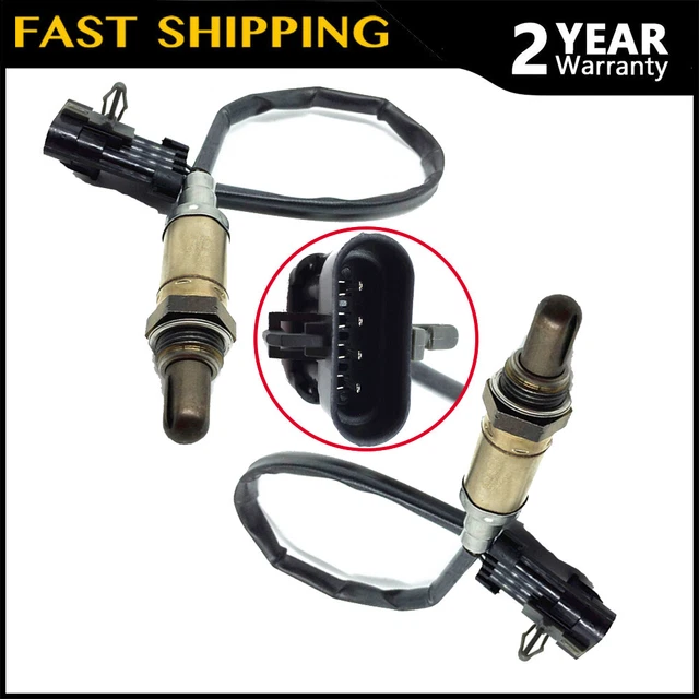 2pcs Oxygen Sensors Downstream For 1996 97 98 99 2000 2001 GMC Jimmy 4.3L Vortec