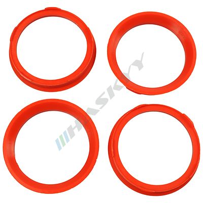 4 anelli di centraggio DBV CMS PLW PROLINE Schmidt 73,0-57,1 VW TOURAN BORA PASSAT EOS 